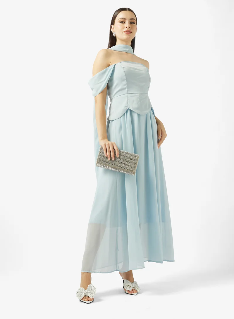 Ella Limited Edition  Off Shoulder A-line Dress for Women | Best Price UAE